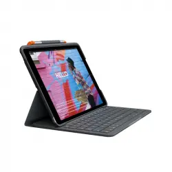 Logitech Slim Folio Teclado Francés Bluetooth Grafito