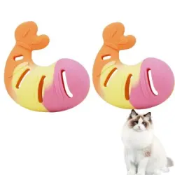 MCBOSON 2 juguetes masticables para gatos - 2 piezas