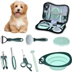 MCBOSON Kit de aseo para perros de 8 piezas - 8 Atascado