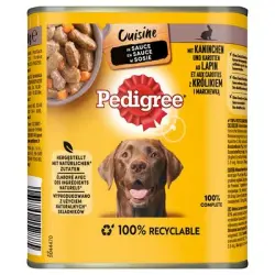 Pedigree Classic 12 x 800 g - Conejo y zanahorias en salsa