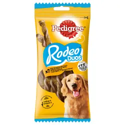 Pedigree Rodeo Duos snacks para perros - Pollo y bacon (7 unidades)
