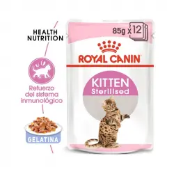 Royal Canin Kitten Sterilised Sobres En Gelatina Para Gatitos, Peso 1 x 12 sobres 85 gr
