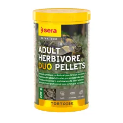 Sera Tortoise Professional Herbivore Duo Pellets alimento para tortugas terrestres - 1000 ml