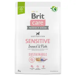 Brit Care Sustainable Sensitive con pescado e insectos - 3 kg
