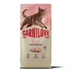Carnilove True Fresh Sterilised Turkey Pienso para Gatos Esterilizados con Pavo, 2 Kg