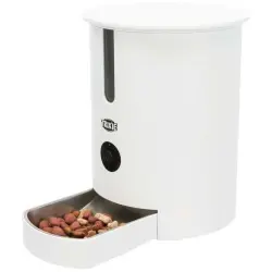 Dispensador automático de comida para mascotas color Blanco