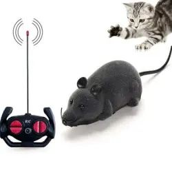 FurryFusion  para gatos con forma de ratón controlado a distancia - Gris