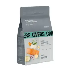 Givers Pienso Natural Para Gatos Esterilizados con Salmón, 3 Kg