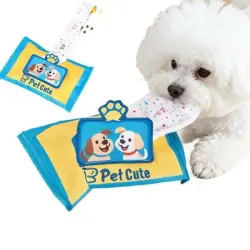 MCBOSON Caja de pañuelos interactiva para perros - 1 unidad