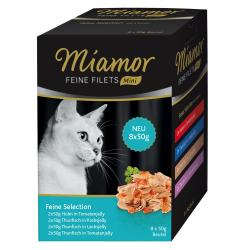Pack mixto Miamor Filetes Finos Mini 8 x 50 g - Selección fina