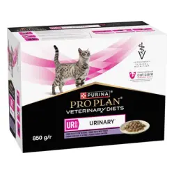 PURINA PRO PLAN Veterinary Diets Feline UR ST/OX - Urinary con pavo - 10 x 85 g