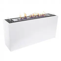 Purline Gea Biochimenea Modular de Suelo Hasta 5kW Blanco