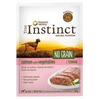Comida húmeda para perros adultos medianos y grandes True Instinct No Grain Terrine pollo con verduras 300 gr