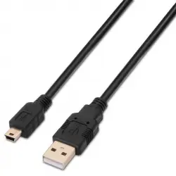 Aisens Cable USB 2.0 a Mini USB Macho/Macho 0.5m Negro