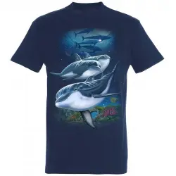 Camiseta Fiesta Delfines color Azul