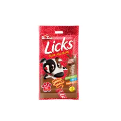 Dr Zoo Licks Snack Líquido De Cordero Para Perros Pack Ahorro 12x4x15 Gr