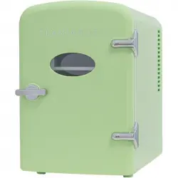 Flamingueo Mini Nevera 4l 12v/220v Función Frío Y Calor Verde Claro