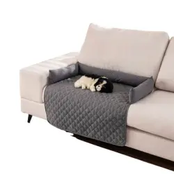 FurryFusion Alfombrilla para mascotas de 75 cm x 75 cm - Gris