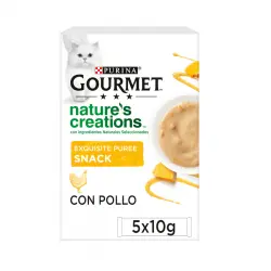 Gourmet Nature's Creations Snack 5 x 10 g - Pollo y calabaza