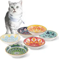IntiMeg cuenco de cerámica para gatos - 6 piezas