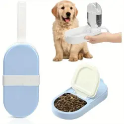 IntiMeg Taza de viaje dos en uno para perros - Una pieza