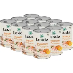 Lenda Paté para Gatos Aves de Corral y Calabaza - 12 x 400 g