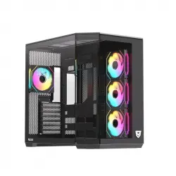 Nfortec Pulsar ATX A-RGB Torre PC Gaming Negra