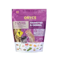 ORYCS Hamster & Jerbo alimento completo para hamsters y jerbos 600 g - 600 g