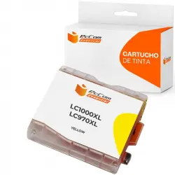 Pccom Essential Brother Lc1000xl/lc970xl Cartucho Tinta Compatible Amarillo