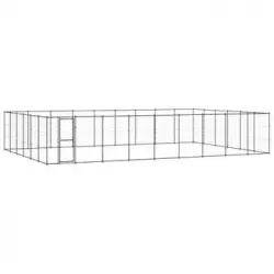 Perrera De Exterior | Jaula Para Perro | Parque Para Mascotas De Acero 65,34 M² Cfw783889