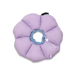 UAMLY Collar cónico para gato, flor morada - S