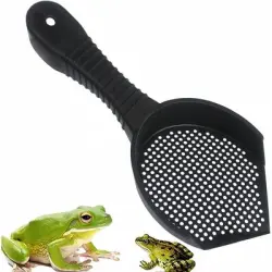 ZooVenture Pala ergonómica de plástico para arena de gatos - 1 pieza