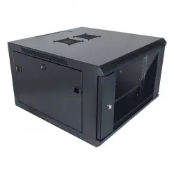 Aiten Data Armario Rack Mural 19" 9U 600 x 600 x 510 mm Montado con Accesorios