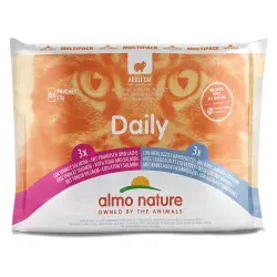 Almo Nature Daily Menu 6 x 70 g - Pack mixto I  con 2 variedades