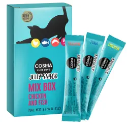Cosma Jelly 8 x 14 g snacks para gatos - Pack mixto