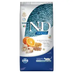 Farmina N&D Ocean Adult bacalao y naranja para gatos - 5 kg