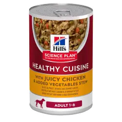 Hill's Adult 1-6 Healthy Cuisine Science Plan estofado para perros  - Pollo y verdura (6x354g)