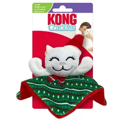 KONG Holiday Crackles Santa Kitty juguete con catnip para gatos - 1 unidad