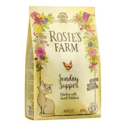 Rosie's Farm Adult pollo con boniato pienso para gatos - 400 g