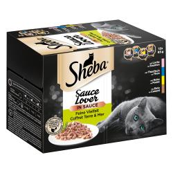 Sheba 48 x 85 g en tarrinas Multireceta - Sauce Lover
