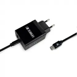 Subblim Cargador de Pared USB 2.4A + Cable USB-C Negro