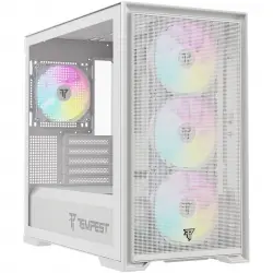 Tempest Stronghold ARGB M-ATX Cristal Templado USB 3.0 Blanca