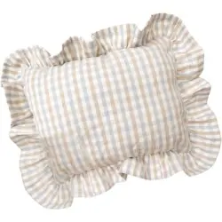 UAMLY Cojín con estampado de gato y cuadros - 1 pieza