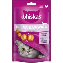 Whiskas Snacks Relax & Unwind - Pollo (45 g)