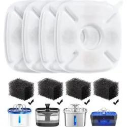 Zoomtopia Aplicable Veken. Juego 4 filtros + 4 esponjas fuentes 50 a 108 - 4 filtros + 4 esponjas