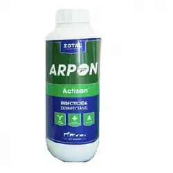 Zotal Arpon Actisan Desinfectante E Insecticida Concentrado Líquido, 1 Litro