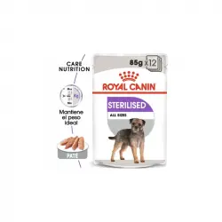 12 x 85gr Royal Canin All Sizes Sterilised Comida Húmeda Para Perros Esterilizados De Todos Los Tamaños