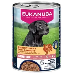Eukanuba Senior Rico en pavo con zanahorias - 6 x 400 g