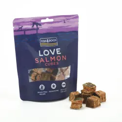 Fish4Dogs Snack Love Salmón Cubos para perros - 850 g