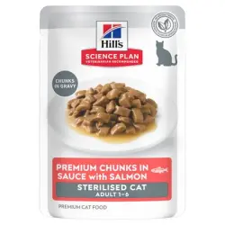 Hill's Science Plan Adult Sterilised - Salmón (12 x 85 g)